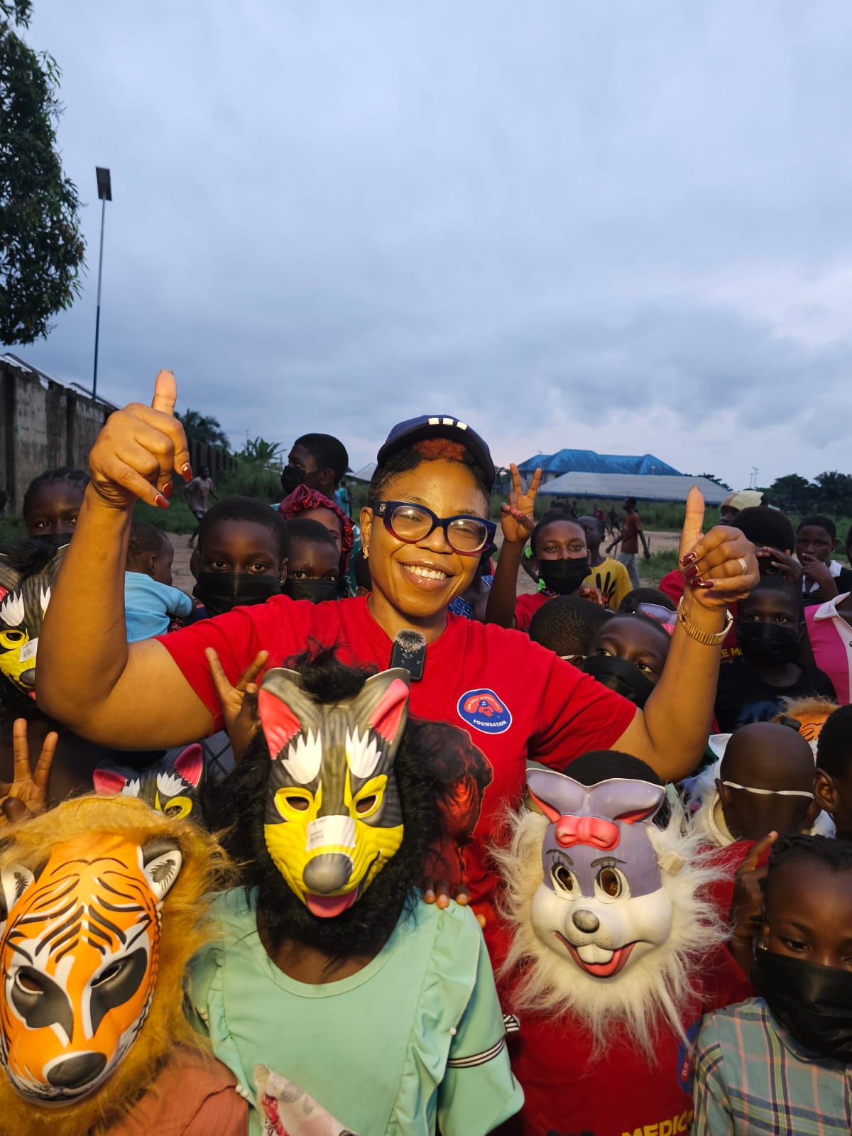 Dr Oby Coucou Foundation outreach workers on the field